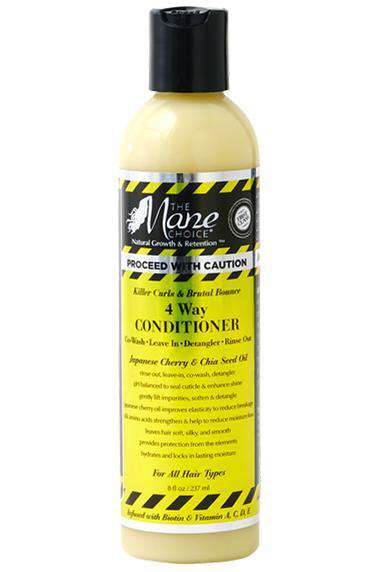 The Mane Choice Proceed With Caution Killer Curls & Brutal Bounce 4 Way Conditioner - Beautiful Black Hair