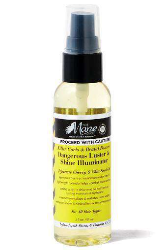 The Mane Choice Proceed With Caution Killer Curls & Brutal Bounce Dangerous Luster & Shine Illuminator - Beautiful Black Hair