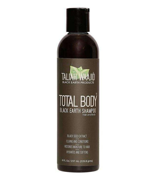 Taliah Waajid Total Body Black Earth Shampoo 8oz - Beautiful Black Hair