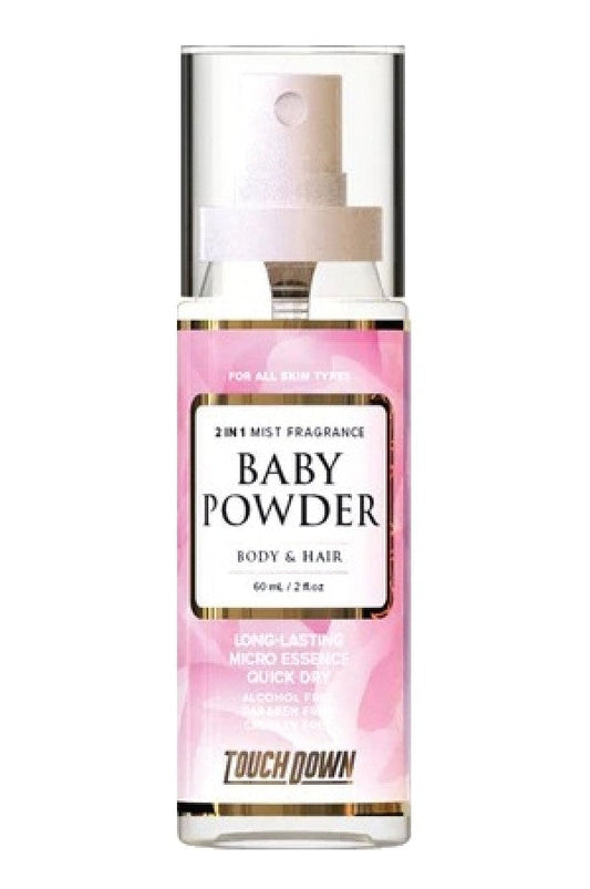 Touch Down 2-in-1 Body & Hair Mist Fragrance - Baby Powder