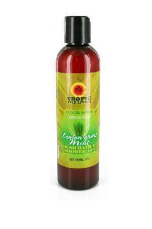 Tropic Isle Living Lemon Grass Mint Bush Bath & Shower Gel - Beautiful Black Hair
