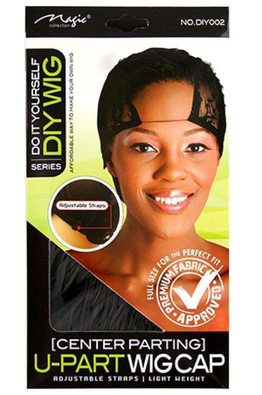 Magic Collection DIY Series Center Parting U-Part Wig Cap DIY002 - Beautiful Black Hair